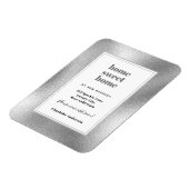 シルバモダンミニマリストのホーム甘い家の移動 マグネット (左側)