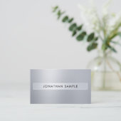 シルバモダンルックトレンディーグラマスタイリッシュルグラマラス平野 名刺 (スタンド正面)