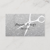 シルバモダンースパークル美容師 名刺 (正面)