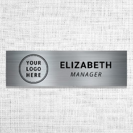 シルバモダンー・ビジネス・ロゴ 名札