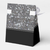 シルバモノグラムのースパークルフェイクグリッターテント フェイバーボックス (裏面サイド)