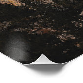 シルバンレイクの岩の上の月 ポスター (コーナー)