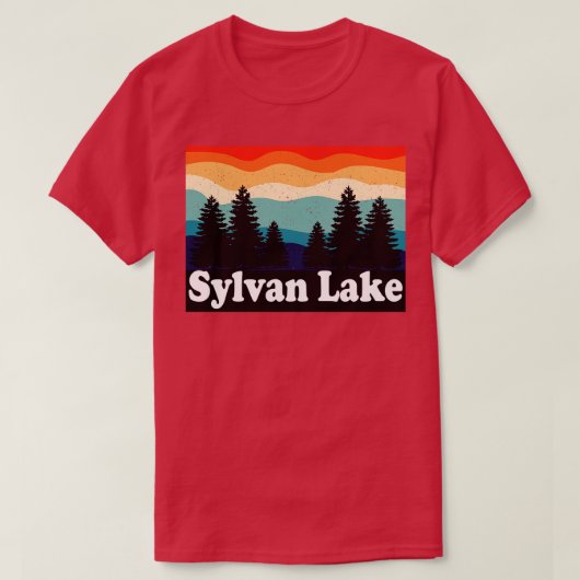 シルバンレイクコロラドレトロ Tシャツ (デザイン正面)
