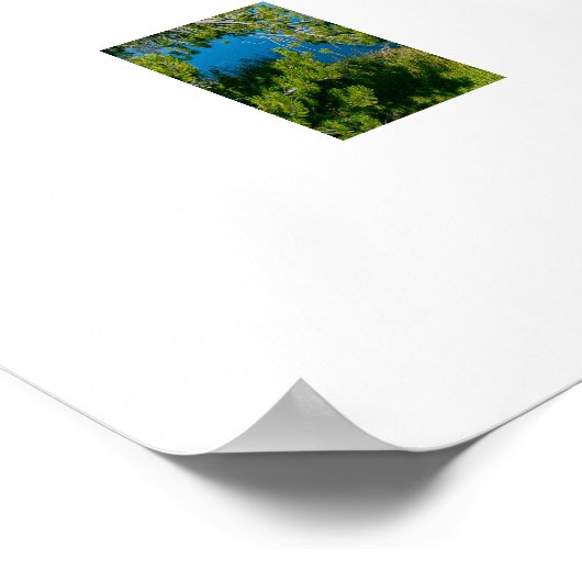 シルバンレイクリフレクションイエローストーン国立公園 ポスター (角)