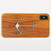 シルバーいかりオンチークヴェネア航海のライフスタイル Case-Mate iPhoneケース (裏面(横))