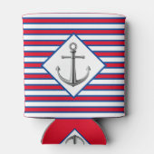 シルバーいかりストライプクーラーボックス 缶クーラー (裏面)