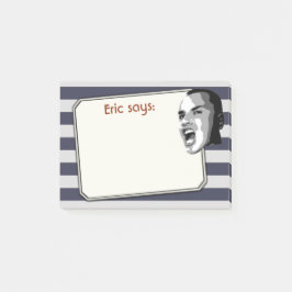 シルバーで叫ぶストライプ人はどんな色でも ポストイット