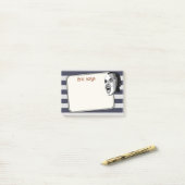 シルバーで叫ぶストライプ人はどんな色でも ポストイット (デスク上)