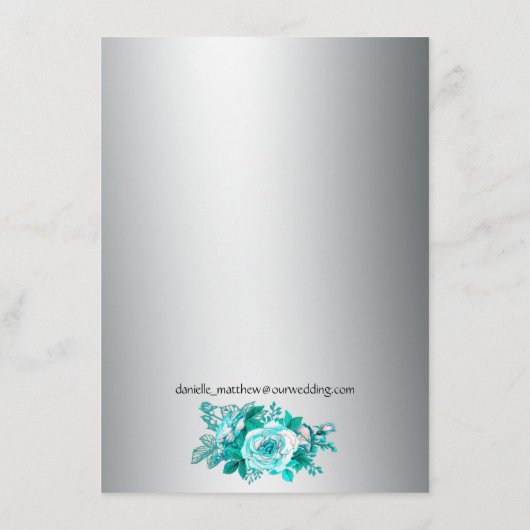 シルバーとアクアバラ結婚ズの詳細 エンクロージャーカード (裏面)