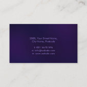 シルバーとアメジストの木の命 – Yggdrasil 名刺 (裏面)