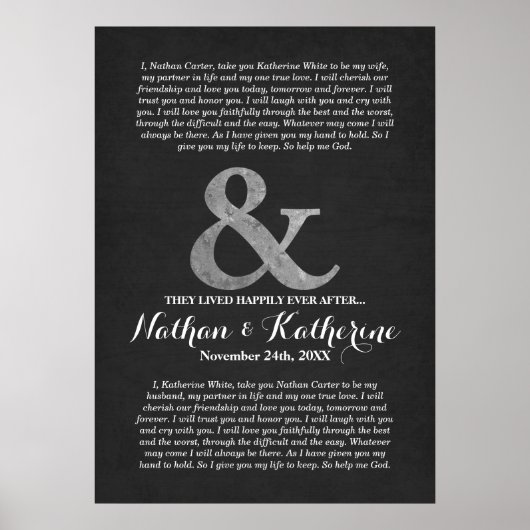 シルバーとグレー結婚の誓いは後も喜んで ポスター (正面)