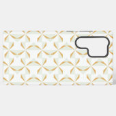 シルバーとゴールドの風車 SAMSUNG GALAXYケース (裏面横)