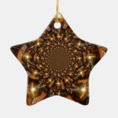 シルバーとゴールドエレガントな茶文化 – ヴィンテージサモフ セラミックオーナメント (正面)