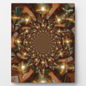 シルバーとゴールドエレガントな茶文化 – ヴィンテージサモフ フォトプラーク (正面)