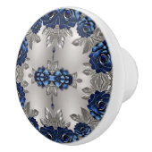 シルバーとサピール セラミックノブ (右)