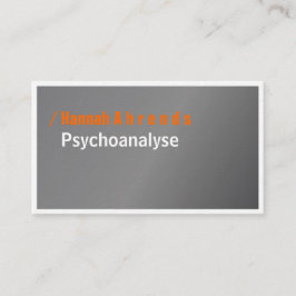 シルバーとタイポグラフィエレガントははっきりした、 名刺