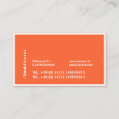 シルバーとタイポグラフィエレガントははっきりした、 名刺 (裏面)