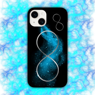 シルバーとターコイズ ミニマル Case-Mate iPhone 14ケース