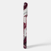シルバーとパープルの渦巻き iPhone / iPad ケース Case-Mate iPhoneケース (裏面 / 右)