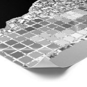 シルバーとブラックのグラムティアーズSweet sixteenへようこそ ポスター (角)