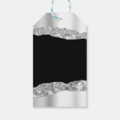 シルバーとブラックのグラムティアーズSweet sixteen ギフトタグ (裏面)