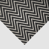 シルバーとブラックのシボストライプロン 薄葉紙 (詳細)