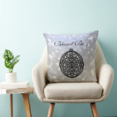 シルバーとブラックのスピリチュアル賛美は... クッション (椅子)