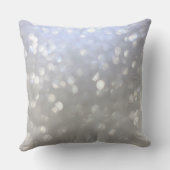 シルバーとブラックのスピリチュアル賛美は... クッション (裏面)