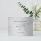 シルバーとブラックの旋回ゴシック結婚ズ シーズンポストカード (スタンド正面)