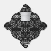 シルバーとブラックの旋回ゴシック結婚ズ フェイバーボックス (折り畳みなし)