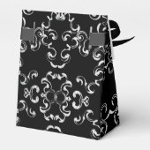 シルバーとブラックの旋回ゴシック結婚ズ フェイバーボックス (裏面サイド)