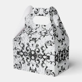 シルバーとブラックの旋回ゴシック結婚ズ フェイバーボックス (裏面サイド)