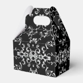 シルバーとブラックの旋回ゴシック結婚ズ フェイバーボックス (裏面サイド)