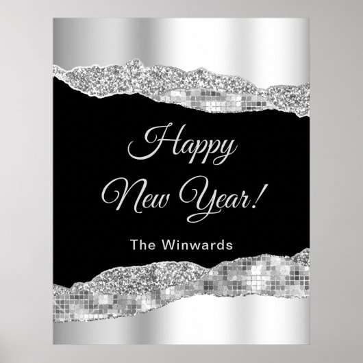 シルバーとブラック・グラムの涙が新年を迎える ポスター (正面)