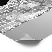 シルバーとブラック・グラムの涙が新年を迎える ポスター (角)