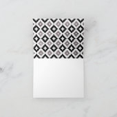 シルバーとブラック・ボーアステカホありがとう サンキューカード (内部)