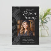 シルバーとブラック 招待状 (スタンド正面)