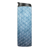 シルバーとブルーの人魚はかりで測 タンブラー (回転右)