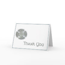 シルバーとホワイトのケルトクロス 感謝