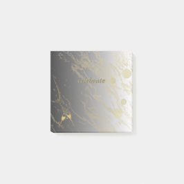 シルバーと金ゴールドのポストイット・ノート ポストイット