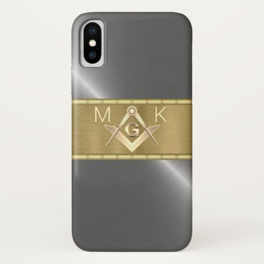 シルバーと金ゴールドの象徴 Case-Mate iPhoneケース (裏面)