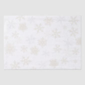 シルバーと金ゴールドの雪片 薄葉紙 (正面)