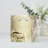 シルバーと金ゴールドキンセアニェラ 招待状 (スタンド正面)