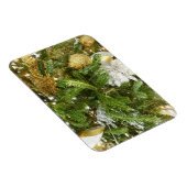 シルバーと金ゴールドクリスマスツリーIホリデー マグネット (右側)