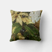 シルバーと金ゴールドクリスマスツリーIIホリデイ クッション (裏面)