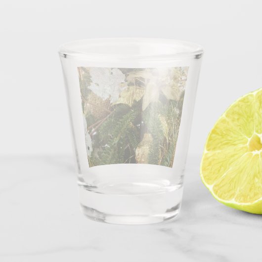 シルバーと金ゴールドクリスマスツリーIIホリデイ ショットグラス (裏面)