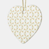 シルバーと金ゴールドピンホイール セラミックオーナメント (左)