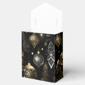 シルバーと金ゴールド伝統的オーナメントテント フェイバーボックス (オープン)