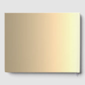 シルバーと金ゴールド結婚の ゲストブック (裏面)