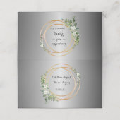 シルバーと金ゴールド:フローラ結婚事件 プレイスカード (外部開封)